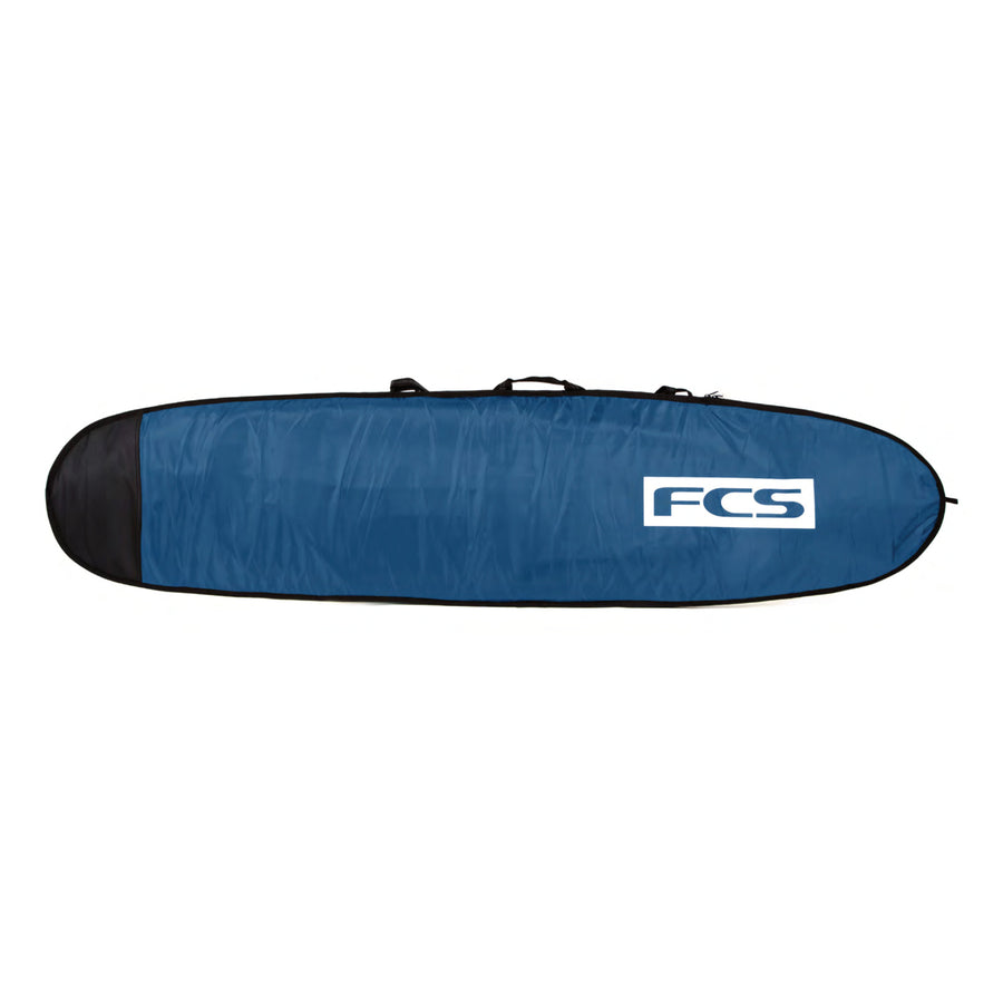 FCS Classic Longboard Cover - Steel Blue/White