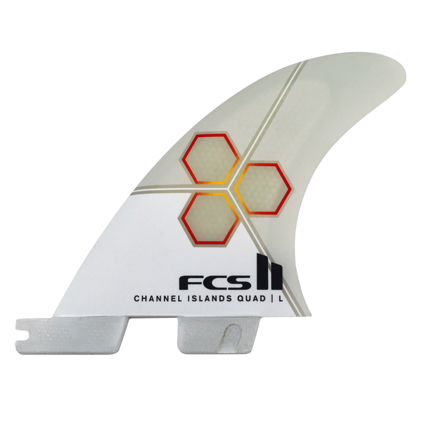 FCS II CI Upright Quad Rear Fin Set
