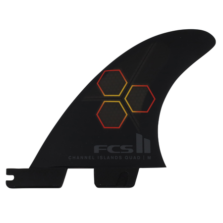 サーフィン・ボディボード FCS II CI CHANNEL S QUAD REAR FCS II CI Upright Quad Rear Fin Set - FCS Australia