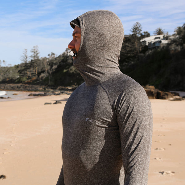 Essential Hooded Long Sleeve Rash Vest - FCS Australia