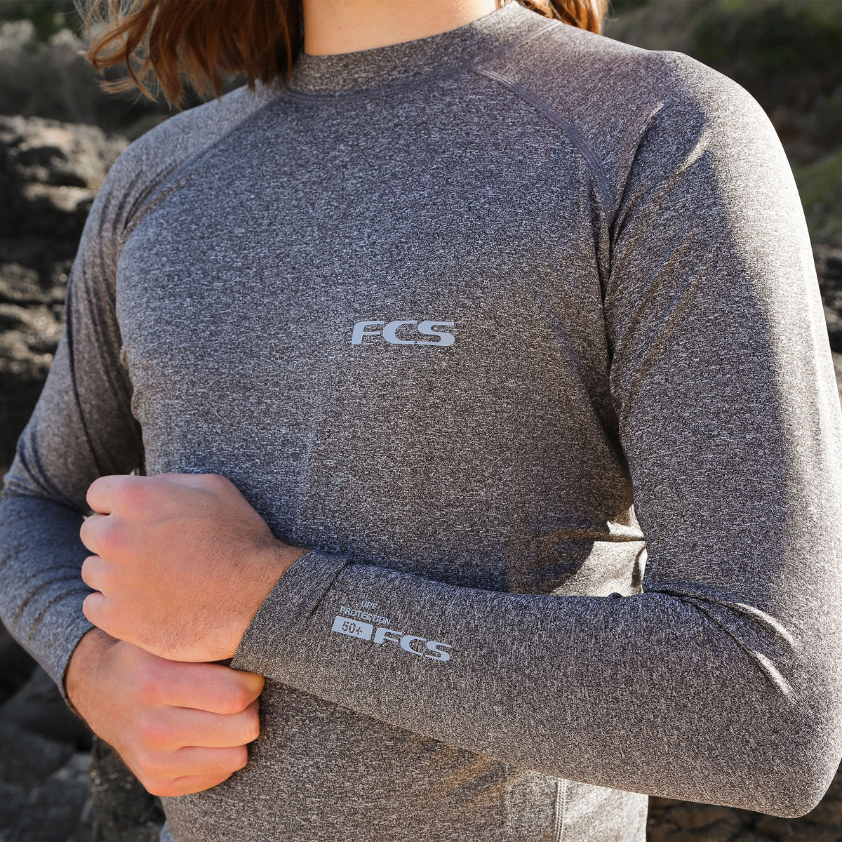 Essential Long Sleeve Rash Vest - FCS Australia
