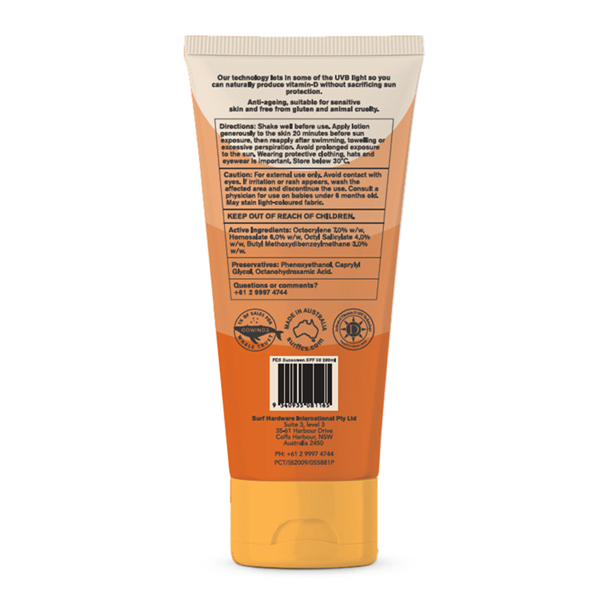 FCS SPF50 Sunscreen - FCS Australia