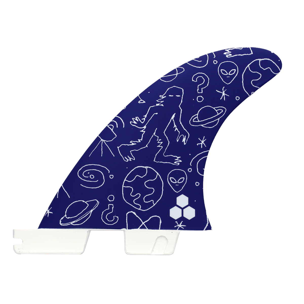 FCS II Channel Islands Solution PC Quad Rear Fin Set