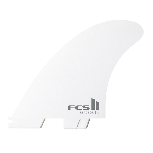 FCS II Reactor White Edition Tri Fin Set - FCS Australia