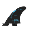 FCS II Mayhem Driver Quad Rear Fin Set